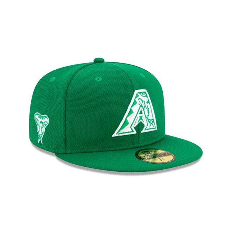 MLB Arizona Diamondbacks St Patricks Day 59Fifty Fitted (CIG9672) - Green New Era Caps